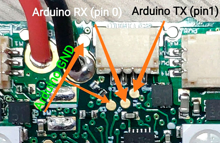 Прошивка дрона Nanopix через Arduino