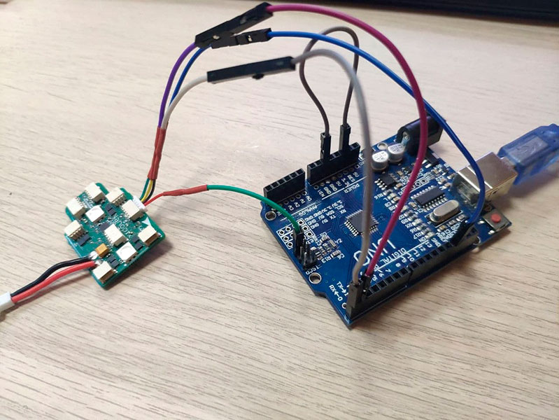 Прошивка дрона Nanopix через Arduino